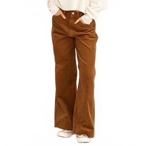 DOUBLE ZERO simply beautiful corduroy high rise wide leg pants EXCELLENT